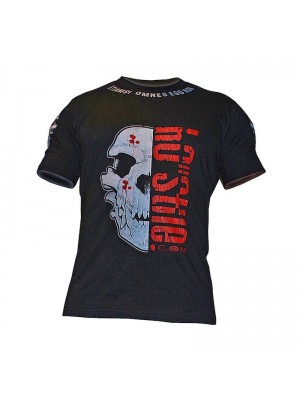 HO STILE T-Shirt Pitbull Skull black taglia S