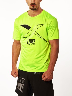 LEONE T-shirt Basic - X Fluo Yellow M (ABX21)