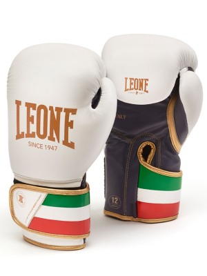LEONE Guanti boxe italy 47 GN039 bianco