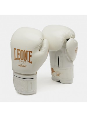 LEONE Guanti Boxe Black&White bianco 10 oz