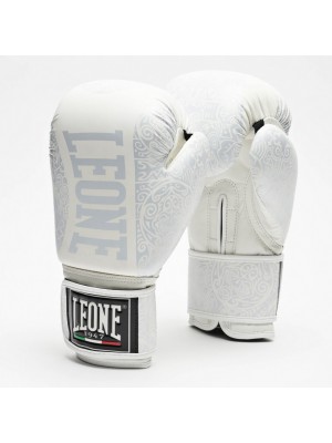 LEONE Guanti Boxe Maori Bianco 10oz