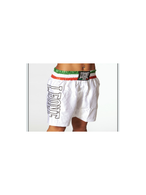 LEONE pantaloncini boxe BIANCHI M