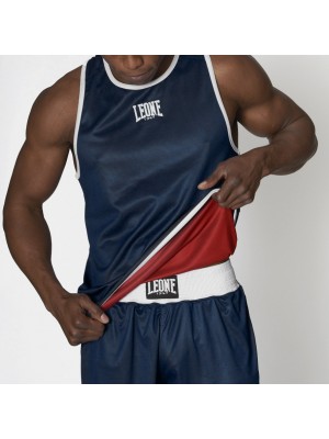 LEONE Canotta Boxe Double AB214 XS