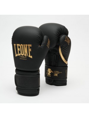 LEONE Guanti BOXE BLACKandGOLD nero 12oz