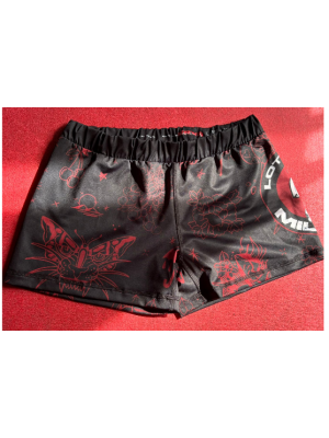 LOTTATORI short nero fantasia TG L