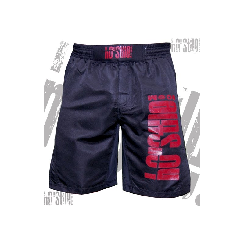 HO STILE FIGHT SHORTS BLOOD RED SKULL