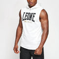 LEONE SMANICATO LOGO ABX110 BIANCO