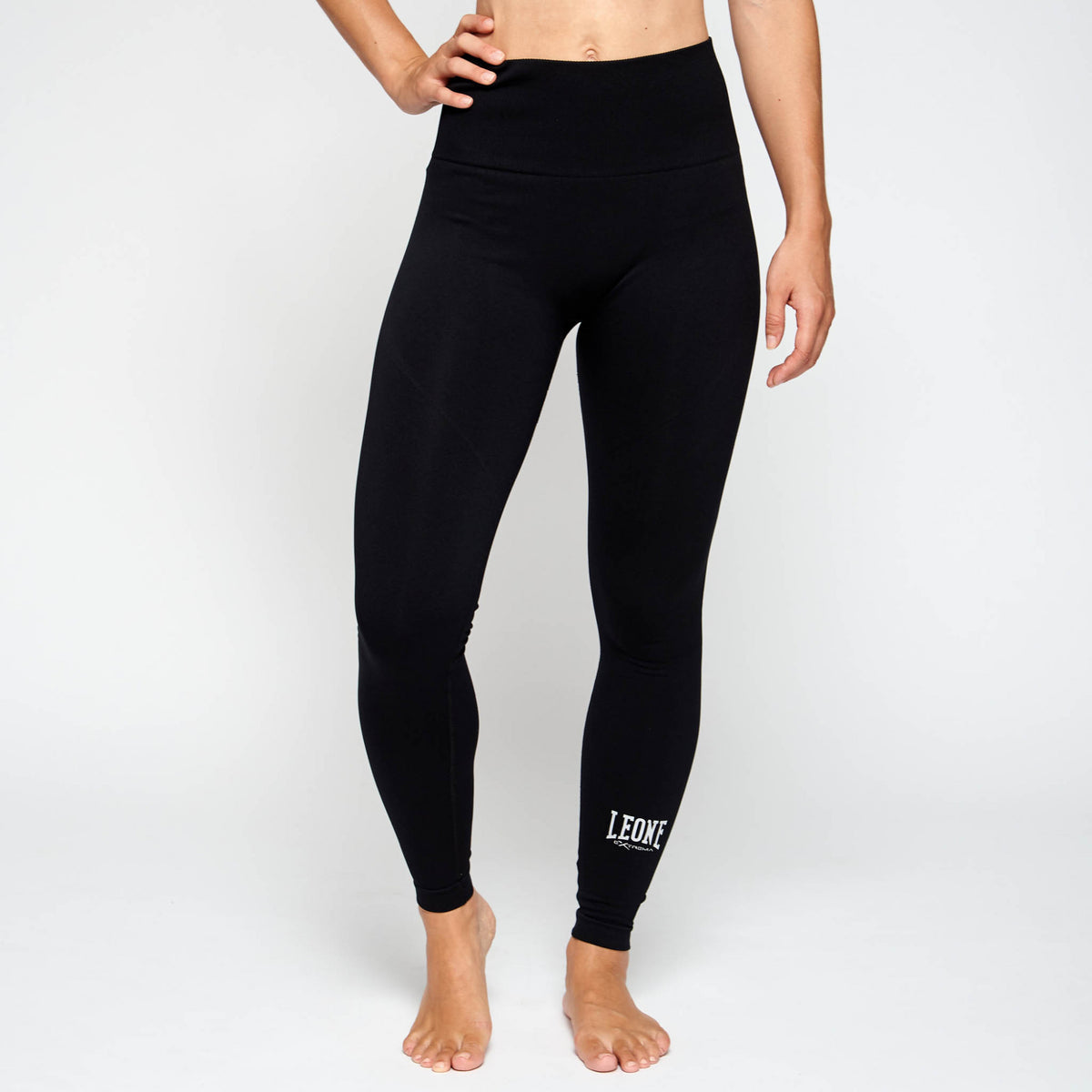 LEONE LEGGINS NERO LOGO