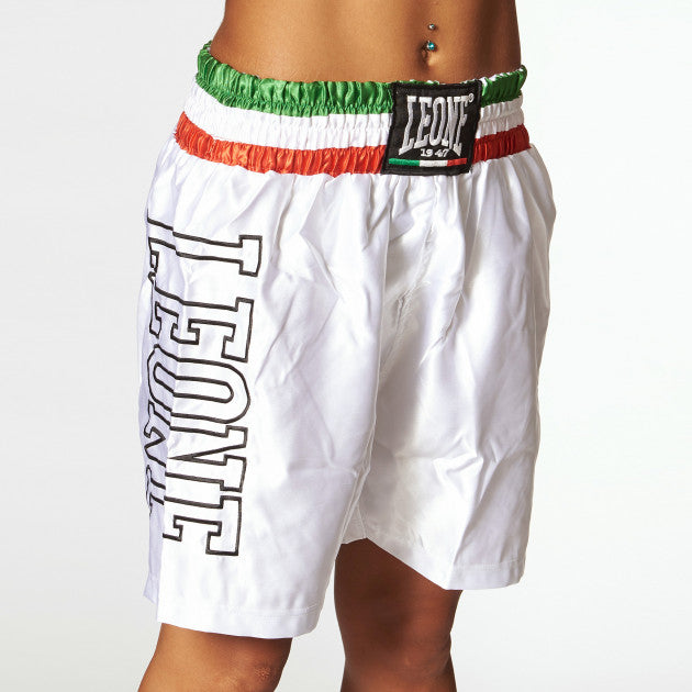 LEONE PANTALONCINI BOXE BIANCHI